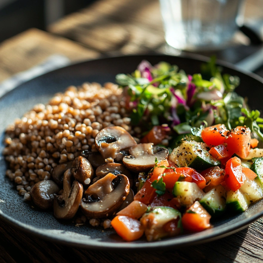 Здорова їжа середи: гречана каша та тушковані овочі